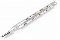 Iso Certificated Medical Mercury Thermometer With Glass And Mercury Material