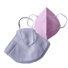 Flat Fold Dust Face Mask , Hygienic Face Mask Soft Edges Fit Different Facial Shapes