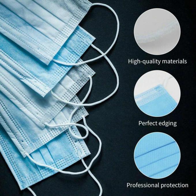 Prevent Dust Contamination Face Mask With Elastic Ear Loop Non Irritating