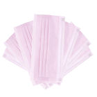 Earloop Disposable Face Mask Pink Color Wind / Sunlight Prevent Skin Friendly