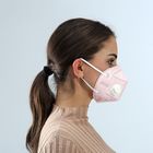 Pink Color Foldable Ffp2 Mask Anti Dust valve Avoid Moisture Fogging In Mask