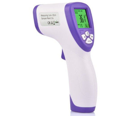 High Precision Non Contact Infrared Thermometer With Three Colors Back Light