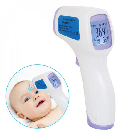 Handheld Non Contact Infrared Thermometer For Rapid Flu Safety Investigation