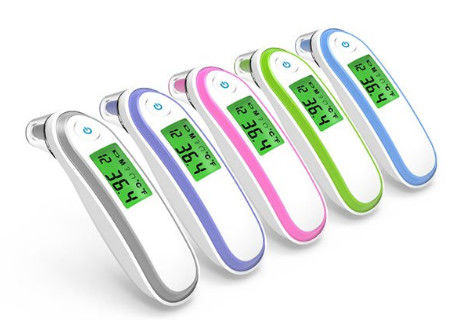 Multiple Colored Digital Infrared Ear Thermometer With Large LCD Display