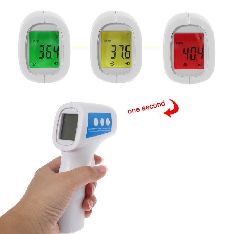 Non Contact Forehead Digital Infrared Thermometer , Infrared Digital Thermometer Gun