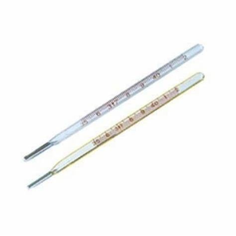 Glass Material Mercury Clinical Thermometer , Mercury Body Thermometer