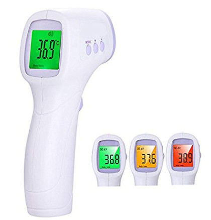 Electronic Medical Infrared Thermometer With 3 Color Back Light Display