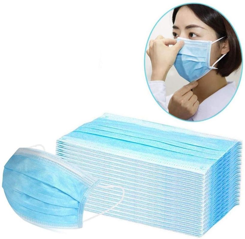 Water Soluble Disposable Face Mask 25gsm PP Non Woven Material For ...