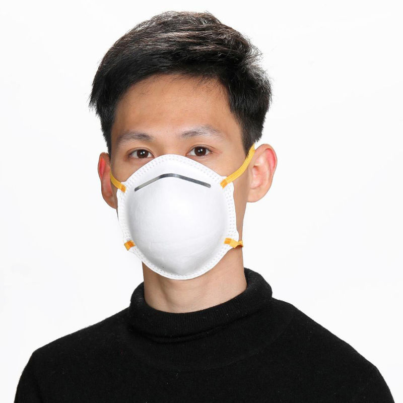 Dust Proof FFP2 Cup Mask Hypoallergenic Neck Hanging Type Breathe Freely