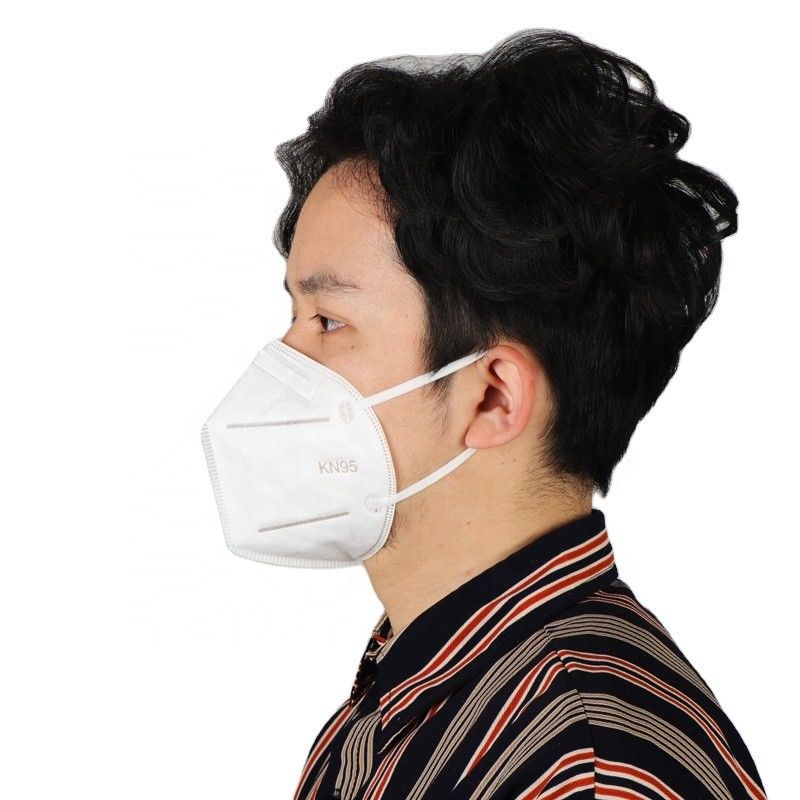 Elastic Ear-Loop Dust Face Mask , Dust Mask Respirator For Outdoor Activities
