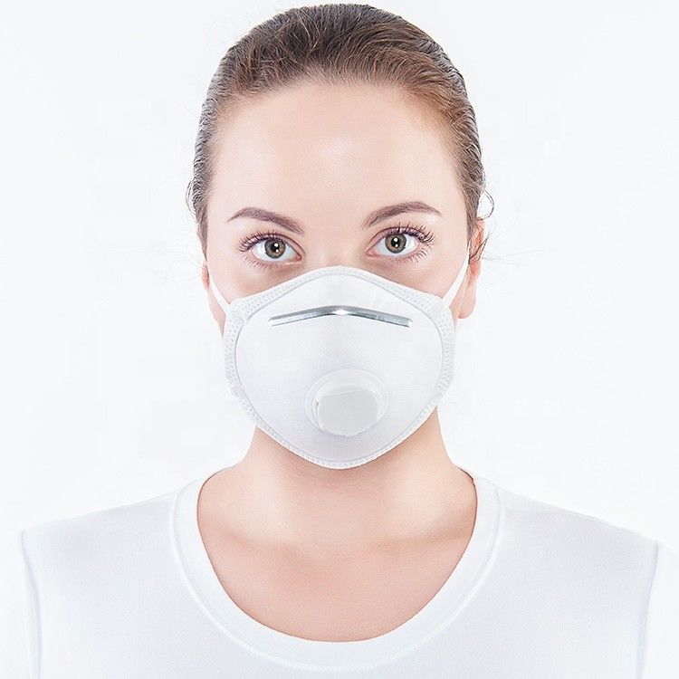Disposable Ffp2 Cup Mask Lightweight Dual Point Attachment Provide Secure Seal
