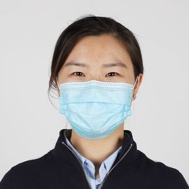 China Non Woven Disposable Face Mask Size 17.5 * 9.5cm For Personal Protection factory