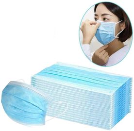 Water Soluble Disposable Face Mask 25gsm PP Non Woven Material For Housework