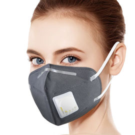 China Anti Virus FFP2 Respirator Mask One Way Valves No Contra - Flow For Construction factory